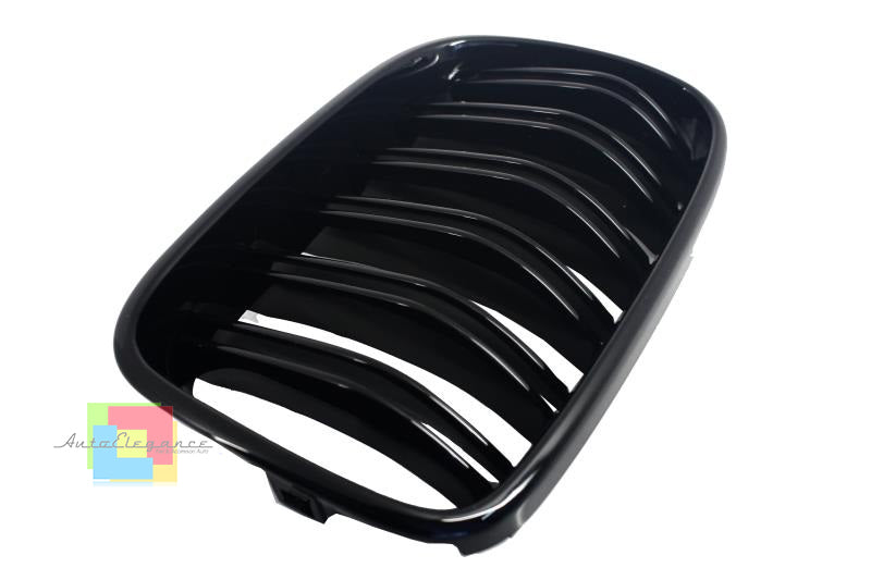 GRIGLIA ANTERIORE LOOK M PER BMW X3 F25 2010-2014 CALANDRA NERA DOPPIA FASCIA