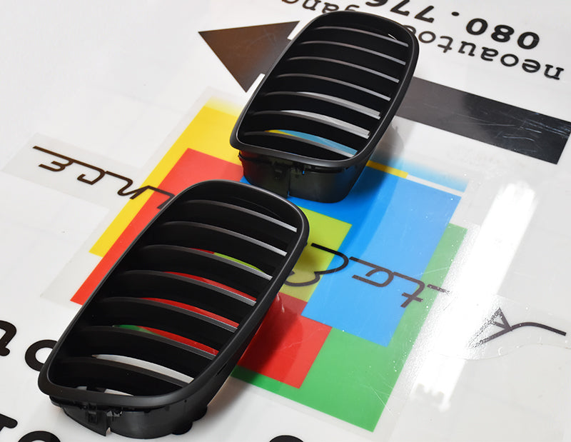 GRIGLIA ANTERIORE CALANDRA NERA LOOK M PER BMW X6 E71 2008+