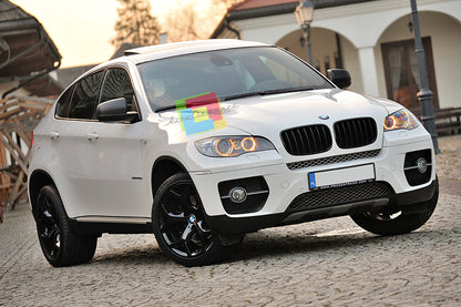 GRIGLIA ANTERIORE CALANDRA NERA LOOK M PER BMW X6 E71 2008+