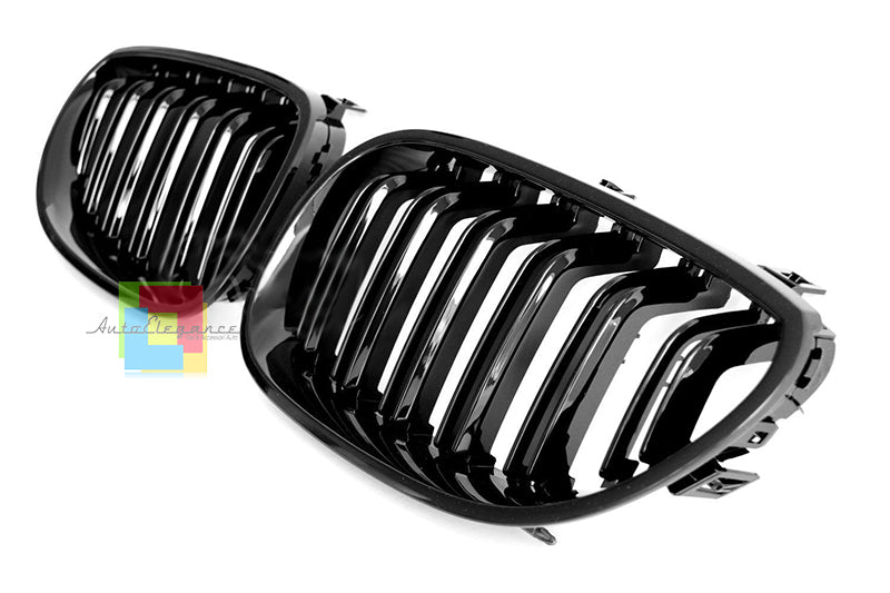 GRIGLIA ANTERIORE BMW SERIE 5 E60 E61 DOPPIA STRISCIA LOOK SPORTIVO M5