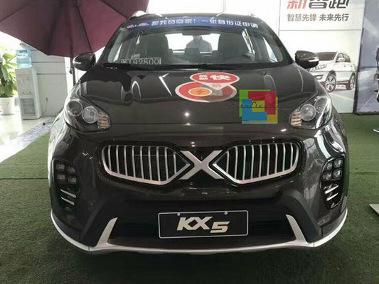KIA SPORTAGE QL 2015 ONWARDS SATIN / BLACK FRONT GRILLE - KX5 GRILLE