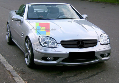 GRIGLIA ANTERIORE NERO LUCIDO MERCEDES SLK R170 96-04 CALANDRA AMG