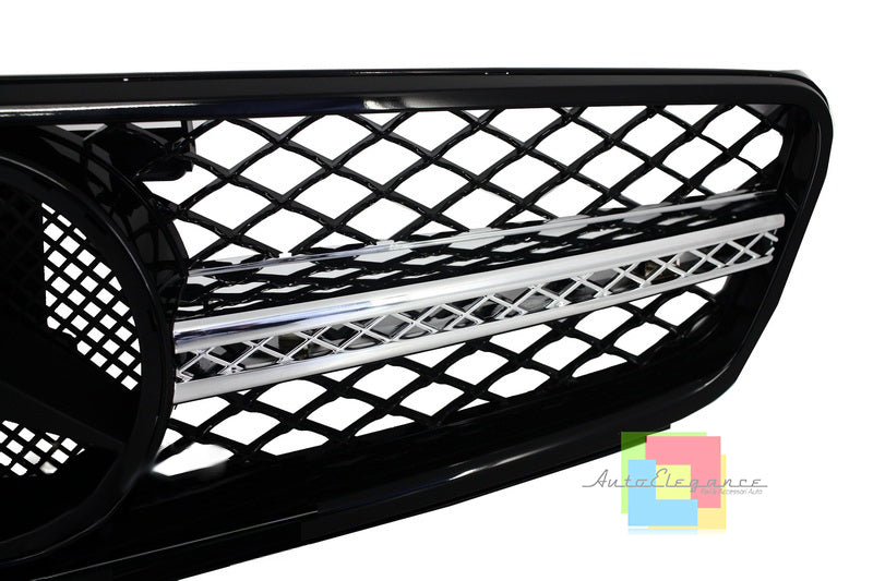 GRIGLIA ANTERIORE MERCEDES C W204 S204 C204 2007-2014 CALANDRA SPORTIVA NERA