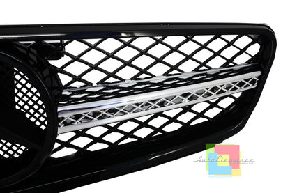 GRIGLIA ANTERIORE MERCEDES C W204 S204 C204 2007-2014 CALANDRA SPORTIVA NERA