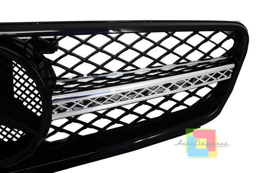 GRIGLIA ANTERIORE MERCEDES C W204 S204 C204 2007-2014 CALANDRA SPORTIVA NERA