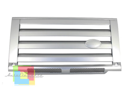 GRIGLIA ANTERIORE + COPRI FARI LAND ROVER DISCOVERY 1990-2016 GRIGIO PLATINO