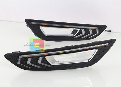 GRIGLIE FENDINEBBIA LUCI DIURNE LED DAYTIME PER FORD FOCUS MK3 2015+ LIFT