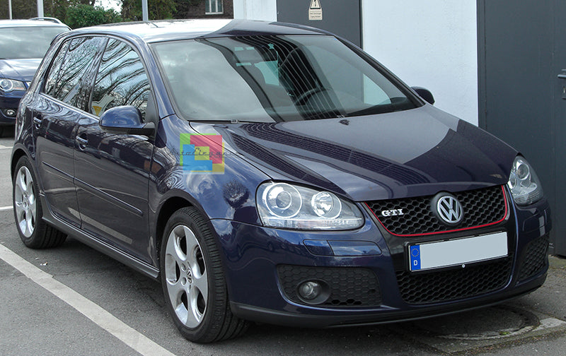 CALANDRA GTI PER VW GOLF 5 2003-2008 GRIGLIA ANTERIORE + FENDINEBBIA AUTOELEGANCERICAMBI