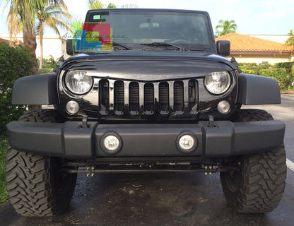 GRIGLIA ANTERIORE NERA Jeep Wrangler JK / Rubicon JK 07-17 DESIGN ANGRY BIRD