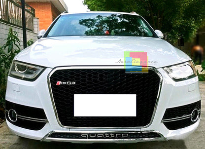 GRIGLIE FENDINEBBIA RSQ3 SQ5 DETTAGLI CROMATI NIDO D'APE AUDI Q3 2012-2015