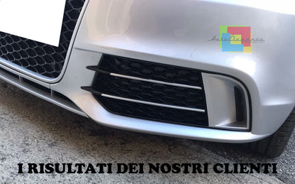 AUDI A1 8X 2010-2014 GRIGLIE FENDINEBBIA NIDO D'APE DESIGN RS1 NERO / SATINATO AUTOELEGANCERICAMBI