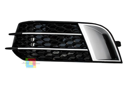 AUDI A1 8X 2010-2014 GRIGLIE FENDINEBBIA NIDO D'APE DESIGN RS1 NERO / SATINATO AUTOELEGANCERICAMBI