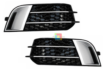 AUDI A1 8X 2010-2014 GRIGLIE FENDINEBBIA NIDO D'APE DESIGN RS1 NERO / SATINATO AUTOELEGANCERICAMBI