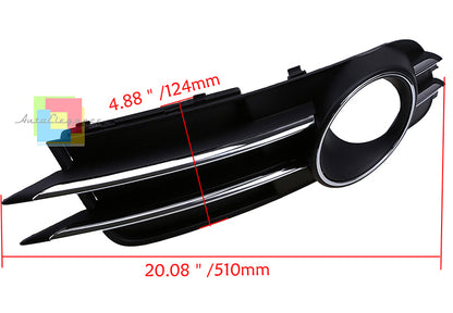 GRIGLIE FENDINEBBIA PROFILO CROMATO AUDI A6 4G C7 2011-2014 LOOK SLINE S6