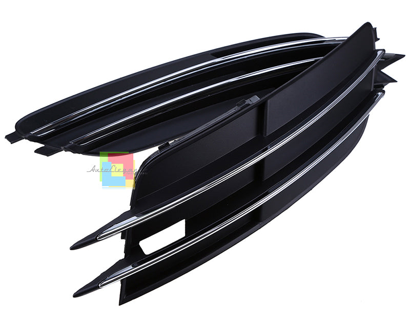 FOG LIGHT GRILLS CHROME PROFILE AUDI A6 4G C7 2011-2014