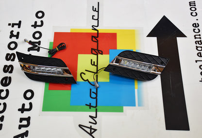 Griglie Fendinebbia a LED PER MERCEDES ML W164 2008-2011 LIFT DRL Diurne