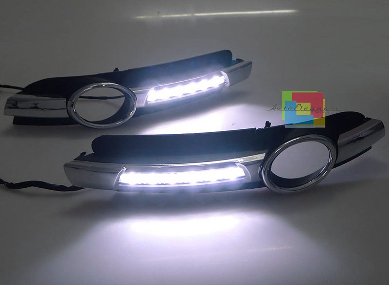 GRIGLIE FENDINEBBIA LUCI DIURNE LED AUDI A6 4F C6 2004-2008 DAYTIME NO ERROR