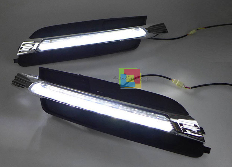 GRIGLIE FENDINEBBIA LUCI DIURNE LED PER AUDI A6 4G C7 2011-2014 CAMBUS DAYTIME