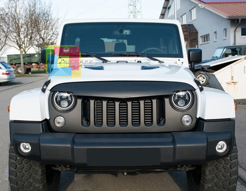 GRIGLIA ANTERIORE NERA OPCAO Jeep Wrangler JK Rubicon JK 07-17 DESIGN ANGRY BIRD