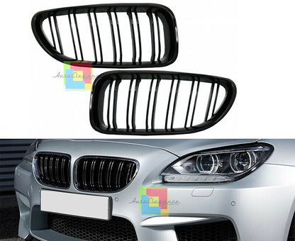 GRIGLIA ANTERIORE NERO LUCIDO M DOPPIA FASCIA BMW BMW SERIE 6 F06 F12 F13