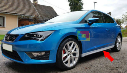 MINIGONNE LATERALI SEAT LEON 5F SPORTCOUPE DAL 2012+ 3 PORTE SPOILER SOTTO PORTA