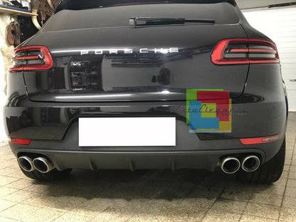 PORSCHE MACAN DAL 2014+ SOTTO PARAURTI POSTERIORE DIFFUSORE ABS