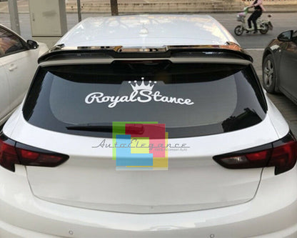 REAR ROOF SPOILER FOR OPEL ASTRA K 2015-2018 DESIGN TUNING .-