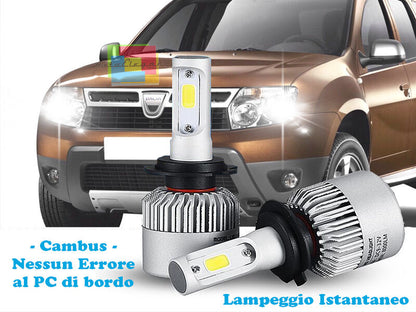 LAMPADE ANABBAGLIANTI LED DACIA DUSTER 2010+ ISTANTANEO 6000K CREE