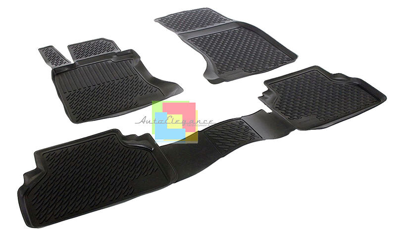 BMW SERIE 5 E60 2003-2012 SET TAPPETINI AUTO IN GOMMA - TAPPETI TOP QUALITA. AUTOELEGANCERICAMBI