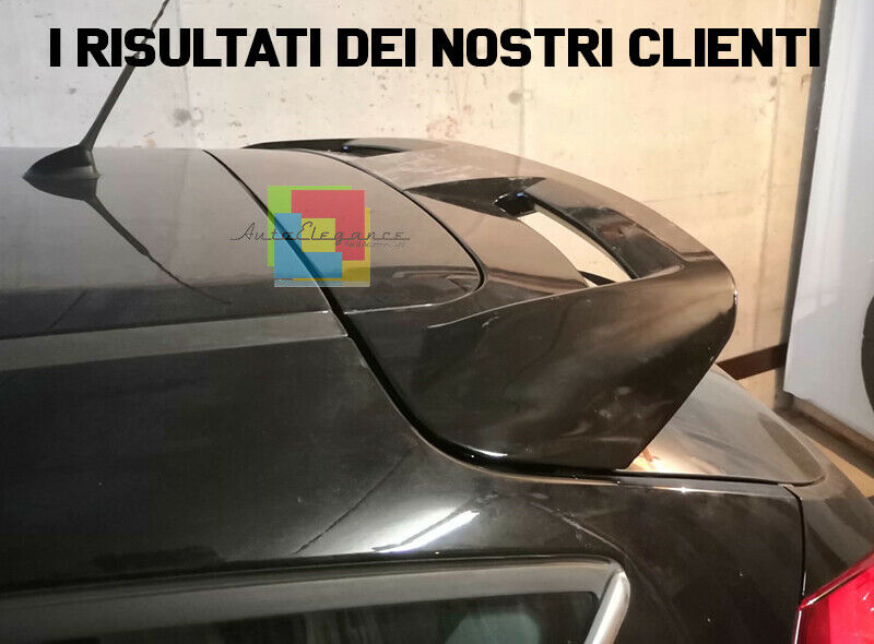 SPOILER POSTERIORE SUL TETTO NERO FORD FOCUS MK3 5 PORTE 2011-2015 LOOK ST -