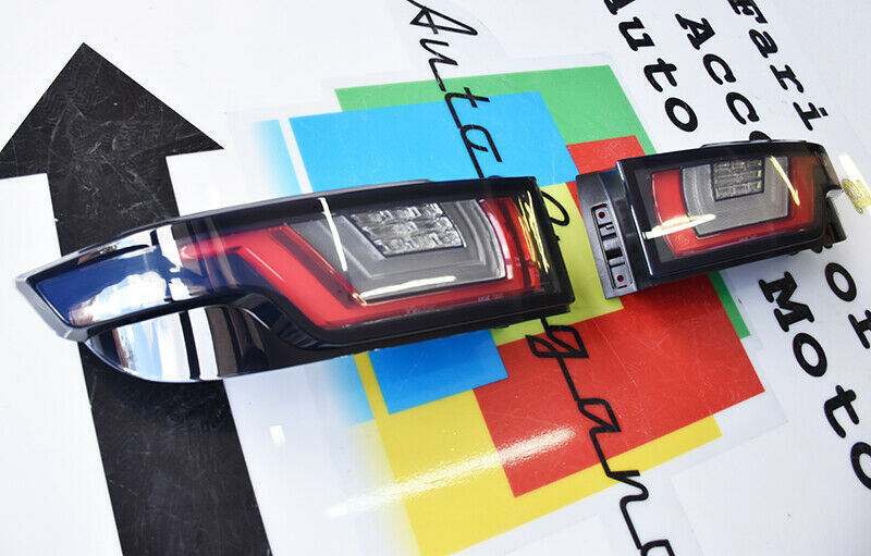 LIGHTBAR LED REAR LIGHTS RANGE ROVER EVOQUE 2011+ BLACK SMOKED DYNAMIC TAIL LIGHTS