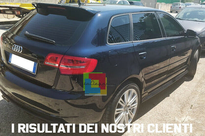 ALETTONE SUL TETTO AUDI A3 8P 04-12 SPORTBACK SPOILER POSTERIORE RS3 AUTOELEGANCERICAMBI