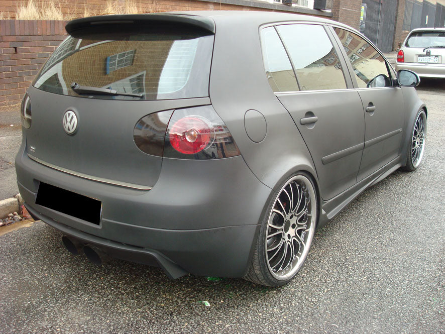 VW GOLF 5 V 2003-2008 SPOILER POSTERIORE SUL TETTO DESIGN GTI NERO LUCIDO 0153