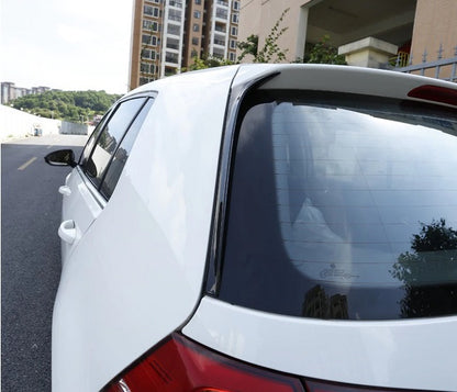 VW GOLF 7 / 7.5 2012-2019 SIDE WINDOW DEFLECTORS 3M ADHESIVES ABS BLACK