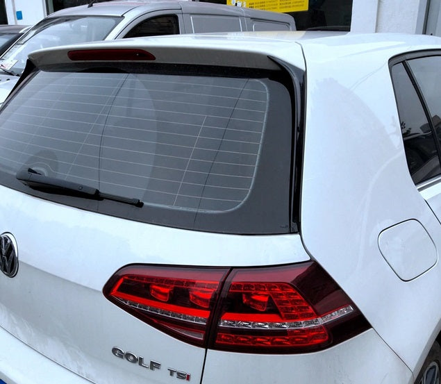 VW GOLF 7 / 7.5 2012-2019 SIDE WINDOW DEFLECTORS 3M ADHESIVES ABS BLACK