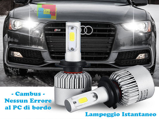 LAMPADE ABBAGLIANTI LED AUDI A5 S5 LAMPEGGIO ISTANTANEO 6000K CREE