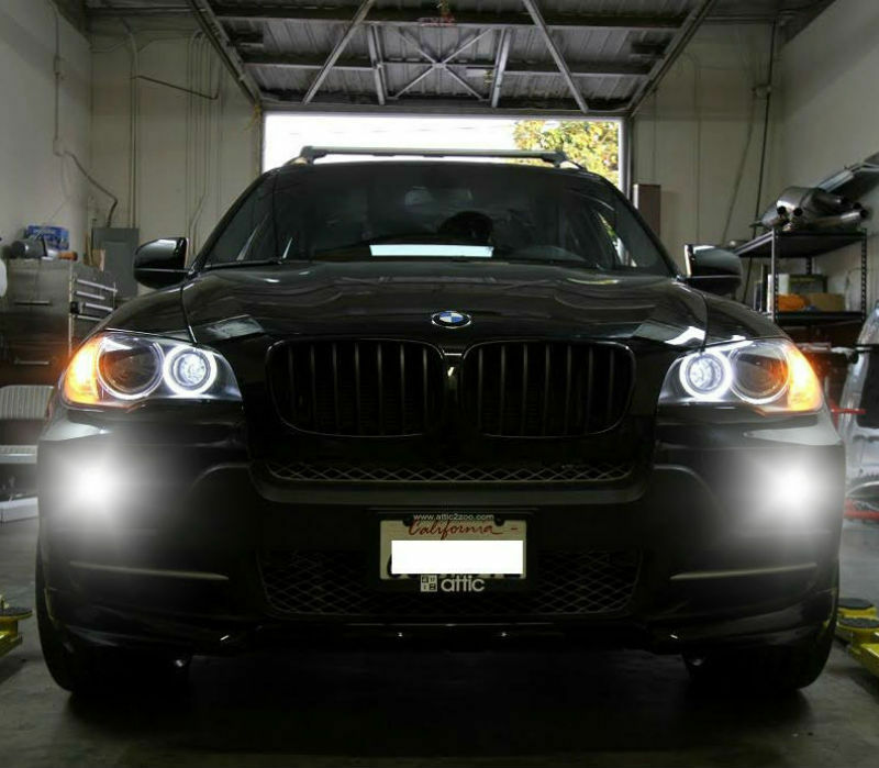 LAMPADE FENDINEBBIA H11 LED CREE RESISTENZA CANBUS 6000K BMW X5 E70 06-14