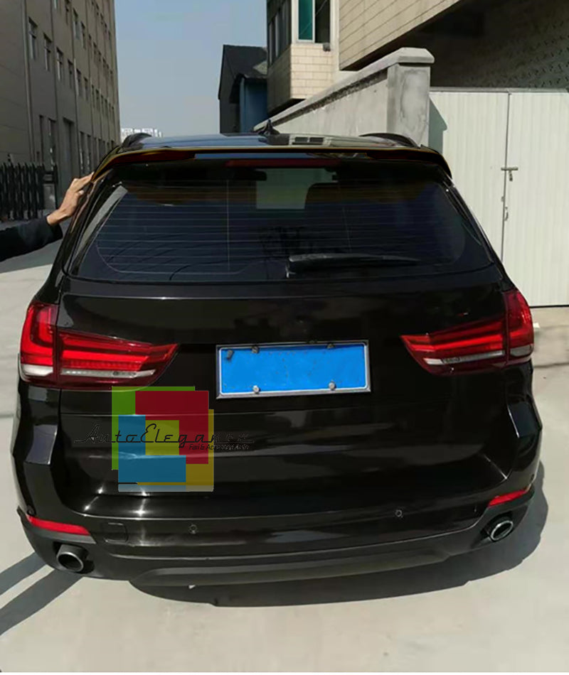 BMW X5 F15 SPOILER POSTERIORE SUL TETTO TUNING ABS NERO LUCIDO AUTOELEGANCERICAMBI