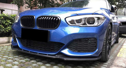 SOTTO PARAURTI ANTERIORE BMW SERIE 1 F20 F21 2015+ SPLITTER NERO LUCIDO 0245