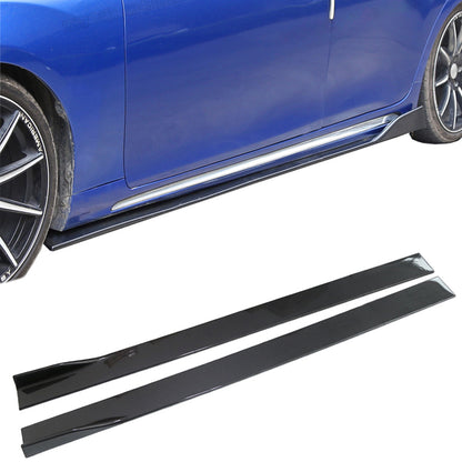 AUDI VW BMW SEAT SPOILER LATERALI SOTTO MINIGONNA ABS NERO LUCIDO SPLITTER BAFFO AUTOELEGANCERICAMBI