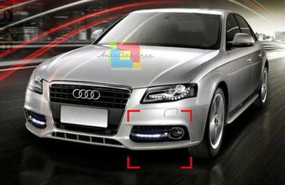 AUDI A4 B8 8K 2007-2012 AVANT BERLINA GRIGLIE FENDINEBBIA LUCI DIURNE LED 6000K AUTOELEGANCERICAMBI