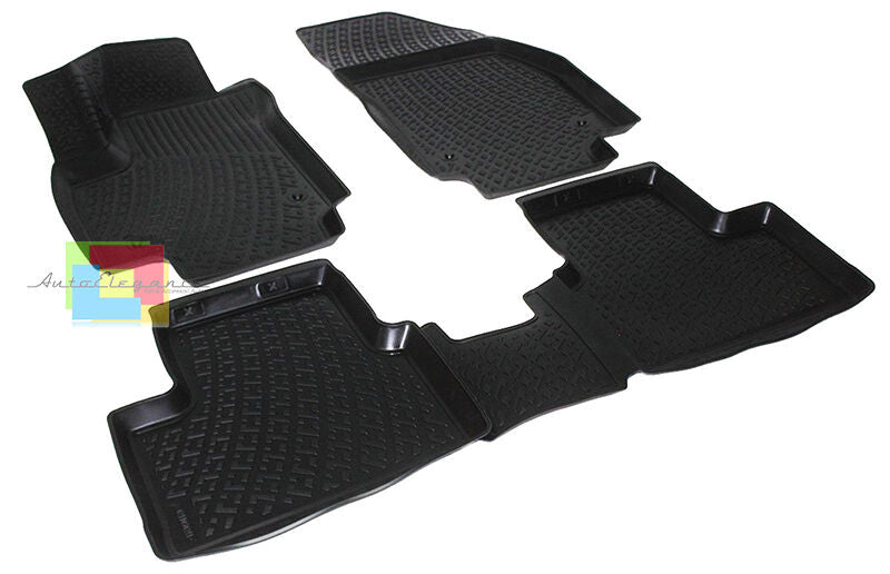 OPEL MERIVA 2003-2010 SET TAPPETINI AUTO IN GOMMA - TAPPETI TOP QUALITA -