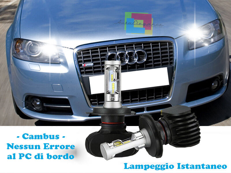 LAMPADE ABBAGLIANTI LAMPEGGIO ISTANTANEO A LED AUDI A3 8P 2003-2008 CREE