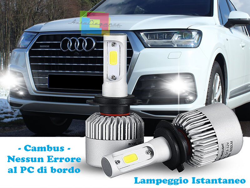 LAMPADE FENDINEBBIA A LED CREE AUDI Q7 4M 2015+ CAMBUS BIANCO GHIACCIO