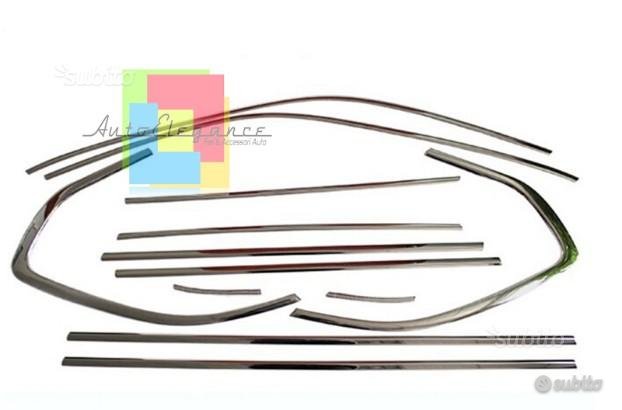 CORNICE CROMATA PER FINESTRINI BMW X5 E70 2008-2013 AUTOELEGANCERICAMBI