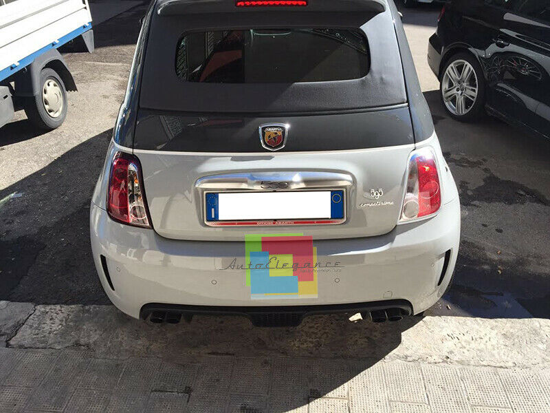 REAR LIGHTS FIAT 500 2007+ RED SMOKE SPORTY LOOK
