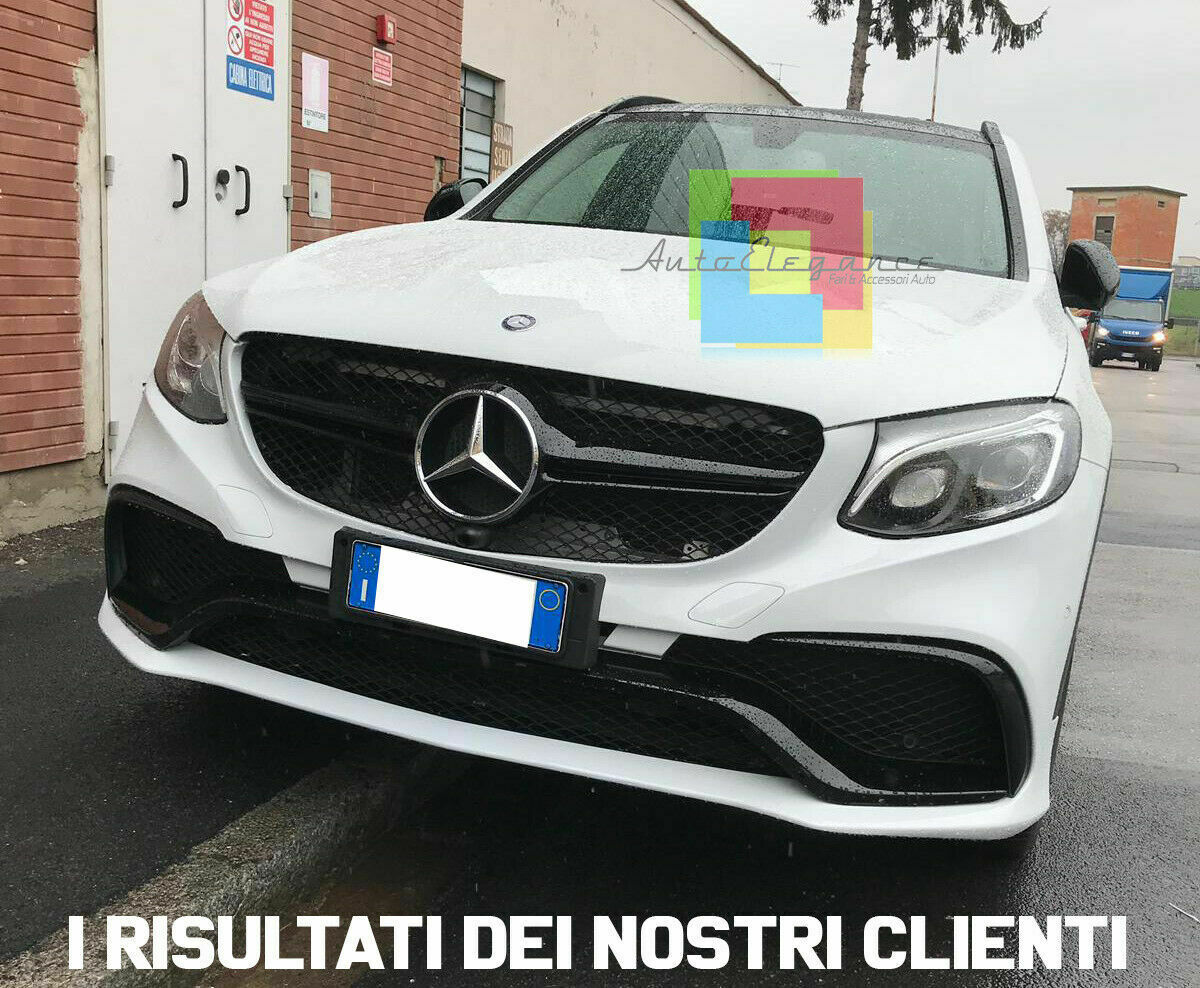 MERCEDES GLC X253 C253 SUV COUPE 2015-2019 FRONT BUMPER AMG LOOK IN ABS