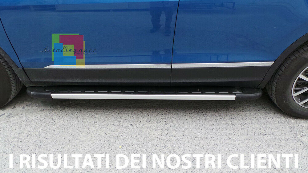 SIDE STEPS FOR VW TIGUAN MK2 II 2016+ TOP QUALITY NON-SLIP DOOR SILLS