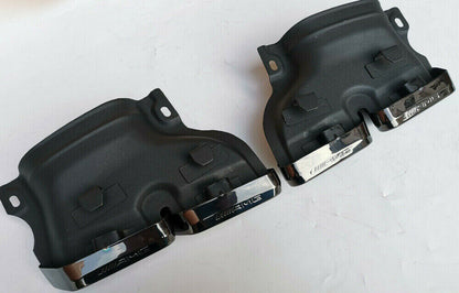 SOTTO PARAURTI MERCEDES C W205 SW205 DIFFUSORE POSTERIORE NERO AMG + TERMINALI