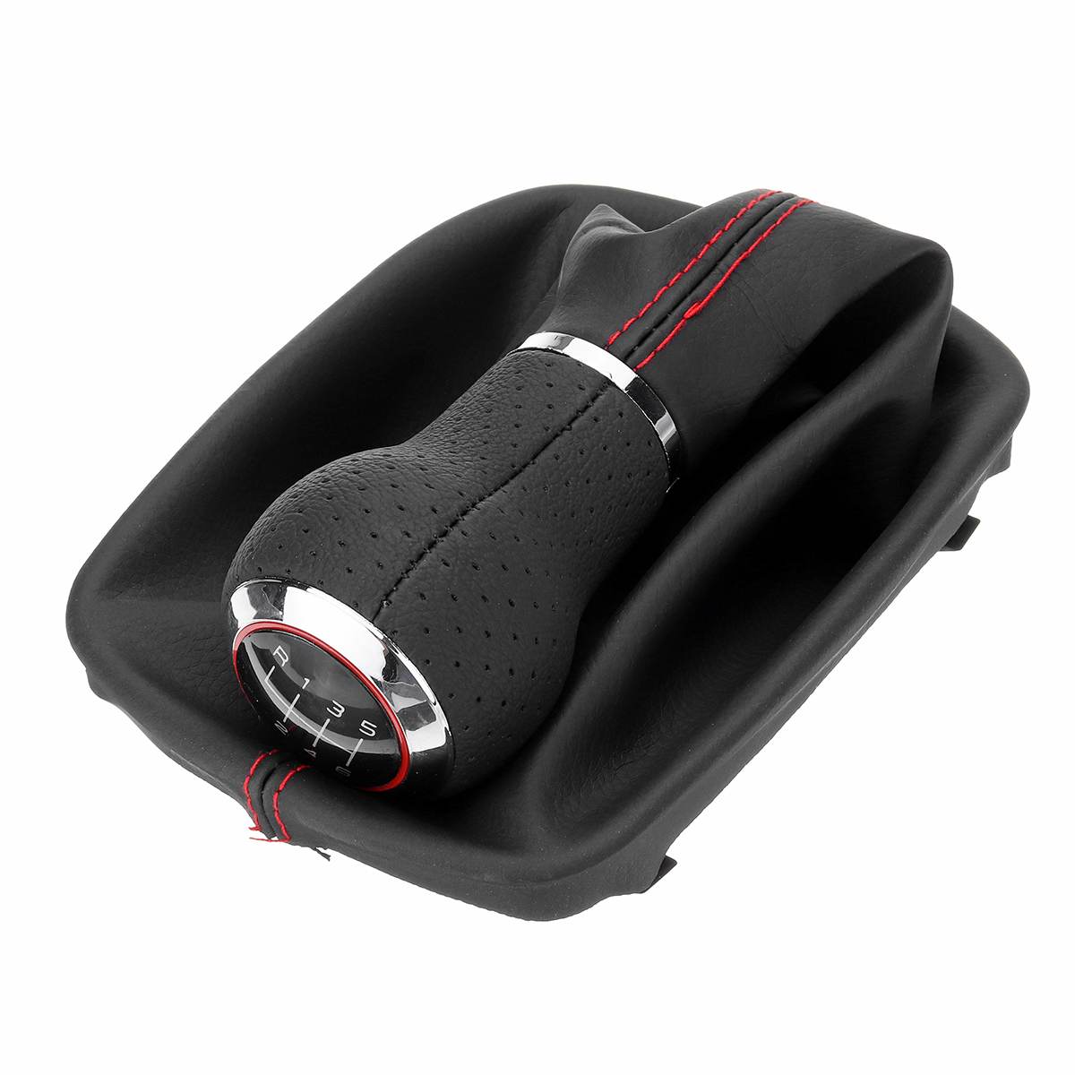 LEATHER GEAR KNOB FOR AUDI A3 S3 8P 2003-2013 / AUDI A4 S4 / Q5 S-LINE 2007-2015